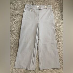 Wide Leg Gray Pants